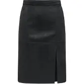 ONLY Rock aus Kunstleder Loline 15357433 Schwarz Regular Fit