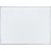 Franken Whiteboard X-tra! Line, Wandmontage im Hoch- & Querformat, weiß emailliert, antimikrobiell, Aluminiumrahmen, magnethaftend, Ablageschale, B 1200 x H 900 mm, SC3803