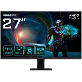Gigabyte GS27FA 27" FHD Gaming Monitor - 1920 x 1080, 180Hz, 1ms, 300 cd/m², FreeSync, HDR Ready, HDMI 2.0, Displayport 1.4, 68,6 cm (27"), 1920 x 1080 Pixel, Full HD, LED, 1 ms, Schwarz