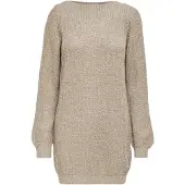 JDY Minikleid "JDYWHITNEY MEGAN L/S BOAT DRESS KNT NOOS" Sommerkleid