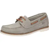 Sioux Damen Slipper/ Mokassins NAKIMBA Grau Rauleder Größe:41