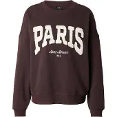 JDY Sweatshirt "JDYMESA L/S O-NECK EMB SWEAT JRS NOOS", Baumwollmischung, regular fit