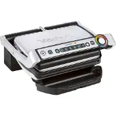Tefal Kontaktgrill "OptiGrill, 6 automatische Programme, ein manuelles Programm", 2000 W, spülmaschinengeeignete Platten und SaftauffangbehälterGC705D