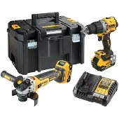 DeWalt 18V Combo Kit Dck2026P2T (Dcd805+Dcg405) 2X5.0Ah