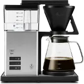Melitta ONE, Filterkaffeemaschine, 1,25 l, Gemahlener Kaffee, 1525 W, Schwarz, Edelstahl, Transparent