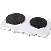 Heller Kochplatte DK 15/10 2 Gusskochplatten Ø 145 mm/Ø 180 mm 1500 W weiß