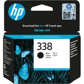 HP 338 Schwarz Original Tintenpatrone, Standardertrag, Schwarz, Tinte auf Pigmentbasis, Tinte auf Farbstoffbasis, 1 Stück(e), 480 Seiten