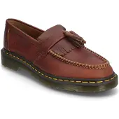 Dr. Martens Uni-Erwachsene Adrian Yellow Stitch Leather Loafers, Cashew, 43 E