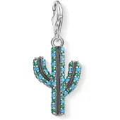 Thomas Sabo Charm-Anhänger Kaktus türkis