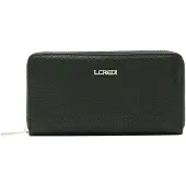 L.credi Geldbörse Perla Zip Around Wallet Black schwarz
