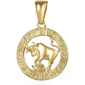 JVD Gold-plated bull pendant SVLP0713XH2GOBY