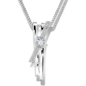 Modesi Beautiful silver necklace M41098