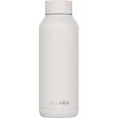 Quokka Solide weisse Edelstahl-Thermosflasche 510ml