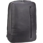 Leonhard heyden Leder Umhängetasche Sling Bag Den Haag Crossbag Grey dunkelgrau
