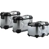 SW-Motech TRAX ADV Koffer-Komplettset silber KLR 650 22- Silber