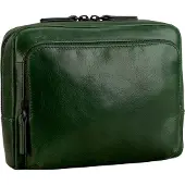 Leonhard heyden Leder Umhängetasche Porto Crossbody Bag Bottle Green dunkelgrün