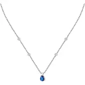 Morellato Elegant silver necklace with zircons Tesori SAIW191