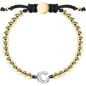 La Petite Story Boules Letter C Armband