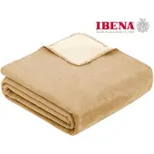 Ibena Unidecke Sorrento Doubleface Creme/Wollweiß-150 x 200 cm