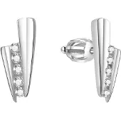 Beneto Silver shimmering earrings AGUP1435S (L)