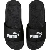 Puma Cool Cat 2.0 Badesandalen in Übergrößen Schwarz 389110-01 große Unischuhe