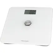ProfiCare Personenwaage ohne Batterie, Waage mit Messbereich von 5g – 180 kg und großem LCD-Display, digital mit kinetischer Energie – PC-PW 3112 weiß
