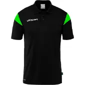 Uhlsport Squad 27 Poloshirt Herren - Schwarz / Neongrün