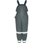 Playshoes Fleece-Trägerhose in Dunkelgrau | Gr.: 98
