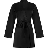 Hunkemoller Kimono Satin Schwarz