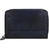 Greenburry Geldbörse Destressed RV-Wallet RFID Navy Blue dunkelblau