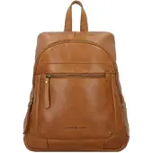 Green Burry GREENBURRY Leder Freizeitrucksack Rucksack Colombiana City Backpack Nougat braun