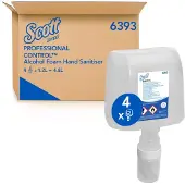 DryNites Scott Control Handdesinfektionsschaum auf Alkoholbasis 4 St Desinfektionslösung