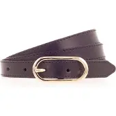 Tamaris Ledergürtel "Claudia Gold" mit schmaler Schließe, 2 cm breit, aus Rindsleder, unifarben