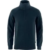 Fjällräven Pullover Övik Lite Half Zip Herren Navy-L