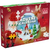 Plus plus PLUS-PLUS Adventskalender Weihnachtsdorf
