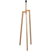 Steinhauer Stehleuchte Sabi 1-flammig Buchenholz 40x40cm