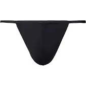 Hom Männer String Plume | Grösse: M | Farbe: Schwarz