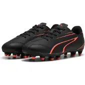 Puma Fußballschuhe Vitoria FG/AG Junior - Schwarz/Rot - fester Halt
