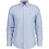 Gant für Herren. 3230115 Slim Fit Stretch Oxford Hemd blau (M), Lässig, Baumwolle, Klassisch, Langarm