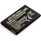 CoreParts Nokia 2650 5100 6100 6260 etc, Akku, Grau, Lithium-Ion (Li-Ion), 720 mAh, 3,6 V, Nokia