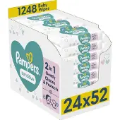 Pampers Sensitive Babytücher, 1248 Tücher (24 x 52 Stück