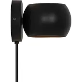 Nordlux Design-Wandleuchte Belir schwarz