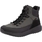 Rieker Herren Schnürstiefel grau/schwarz, Herren:40 EU