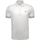 Lacoste SHORT SLEEVED RIBBED COLLAR Weiß