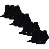 Puma Unisex Quartersocken, 12er Pack - Quarter Plain 12P, Logo, einfarbig