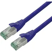Roline RM Patchkabel Cat.6A S/FTP (PiMF), blau, 1,5 m