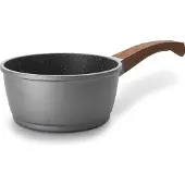 Lacor Stielkasserole Induc.Stilo, Aluminium, Grau, 16 cm