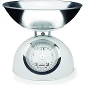 Lacor Küchenwaage Retro weiss bis 5kg 20g Teilung D24cm