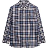 Superdry Check Flannel Boyfriend Langarmhemd