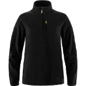 Fjällräven Pullover Övik Lite Fleece Half Zip Damen Black-XS
